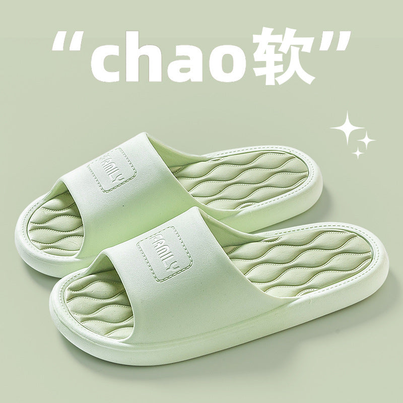 2024 New Men's Outdoor Indoor Household Couple Thick Soles Bathroom Anti-slip Slippers for Women  HK15