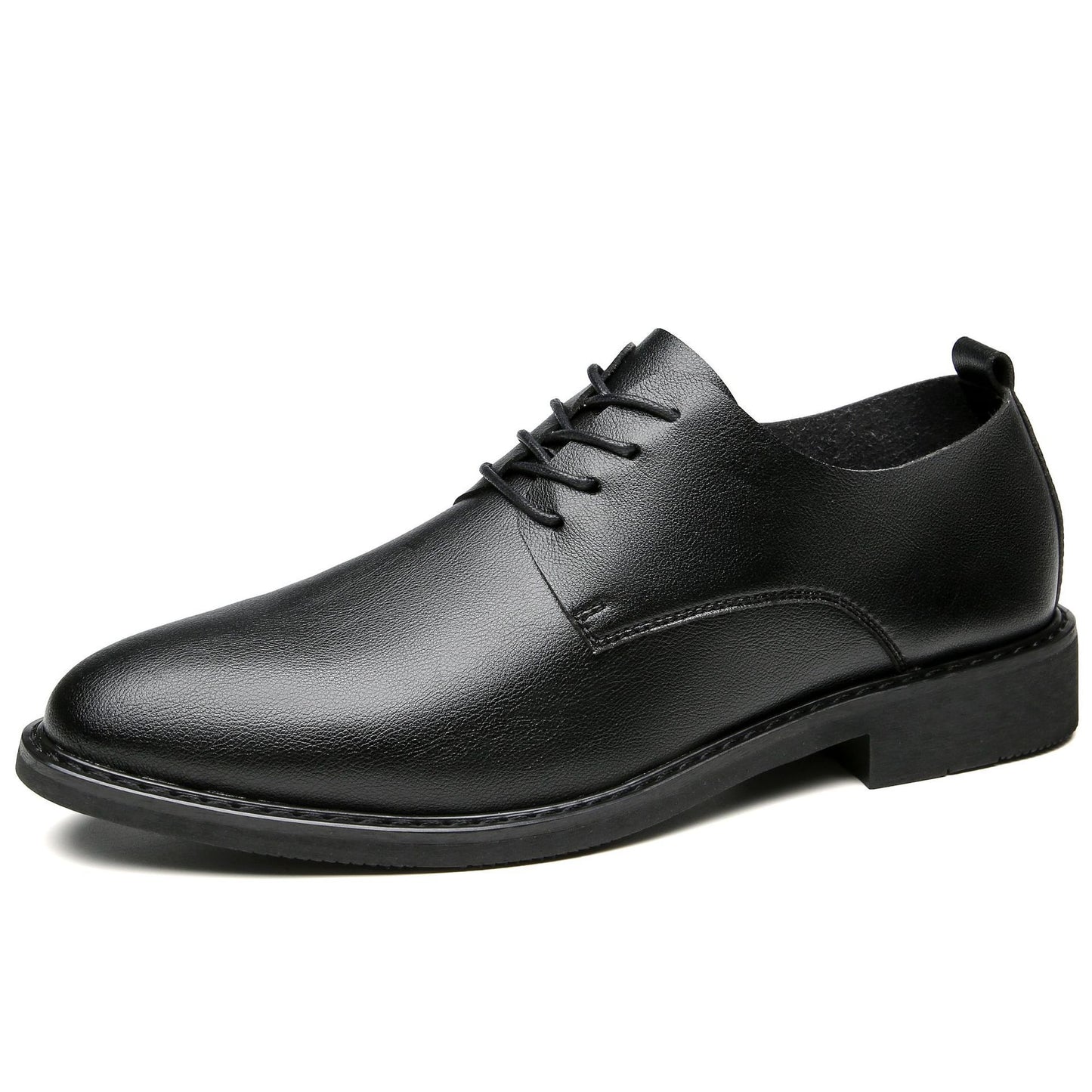 2024 New Spring and Summer Dress Leather Shoes with Inner Height Increase, Business and Casual Men's Shoes
