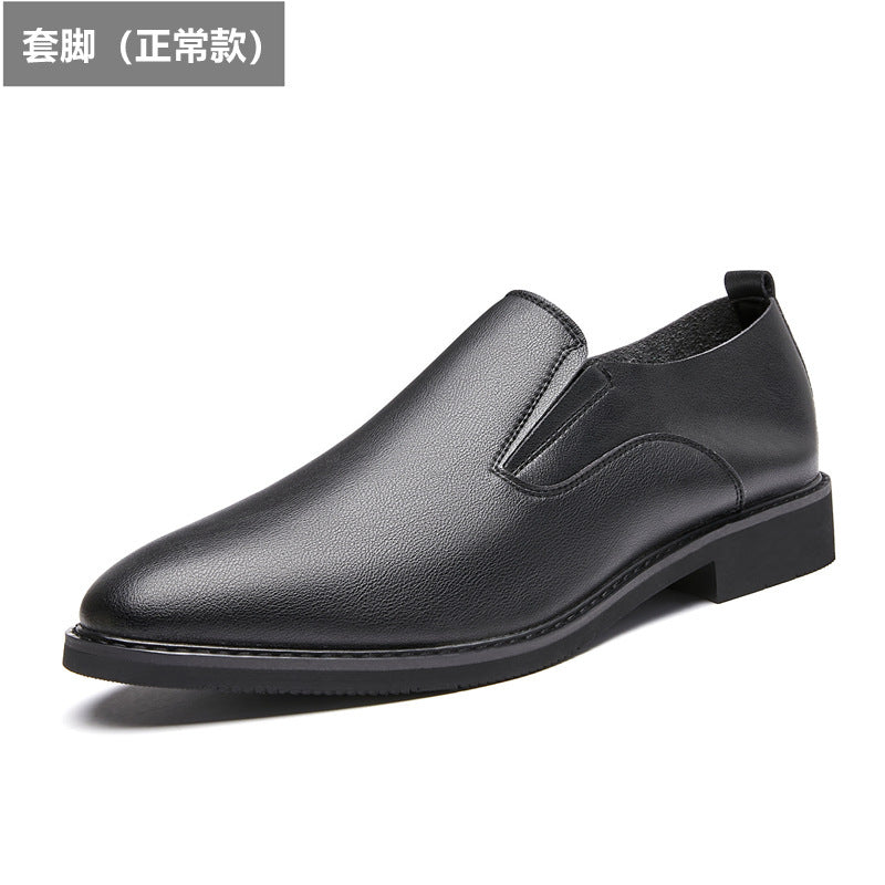 2024 New Spring and Summer Dress Leather Shoes with Inner Height Increase, Business and Casual Men's Shoes
